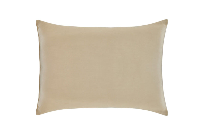 Cotton Wool Medium Hypoallergenic Standard Bed Pillow - Beige