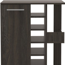 Load image into Gallery viewer, Rolling Dining Room Bar Cart With Wine Storage - Espresso
