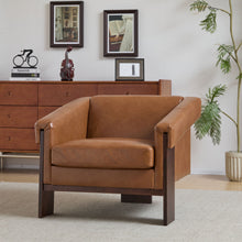 Load image into Gallery viewer, Sierra - Vintage Modern Accent Chair With Deep Cushions And Wide Armrests
