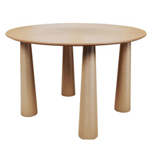 Load image into Gallery viewer, 59" Wood Round Top Dining Table - Natural
