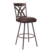 Load image into Gallery viewer, 43" Iron Counter Height Bar Chair - Brown
