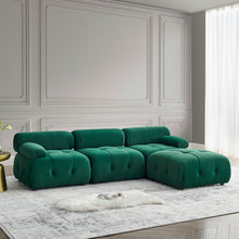 Load image into Gallery viewer, Modular Sectional Sofa, Button Tufted Design With Diy L-Shaped Layout, Reversible Ottoman
