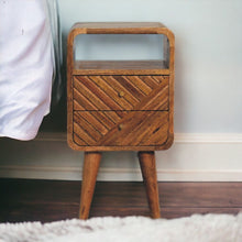 Load image into Gallery viewer, Lille - Mini Curved Nightstand - Oak
