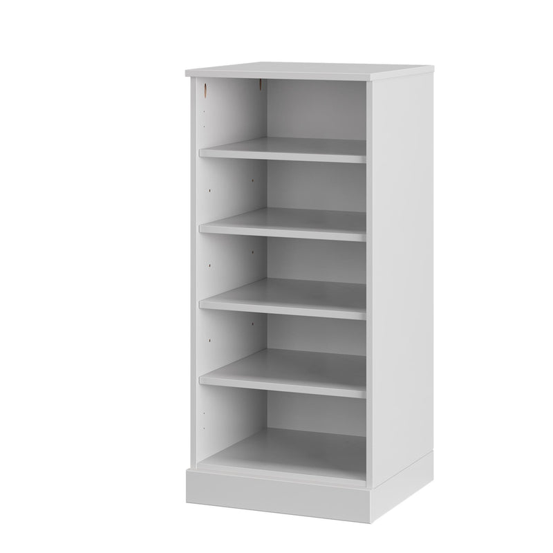 Ten Pair Solid Woodshoe Storage Cabinet (752041) - White