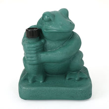 Load image into Gallery viewer, Whimsical - Frog Neptune Umbrella Base Concrete
