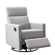 Load image into Gallery viewer, Tufted Gliding Swivel Manual Rocker Recliner - Gray
