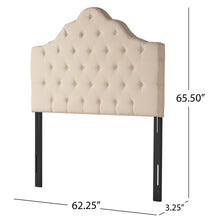 Load image into Gallery viewer, Mardi - Fabric Queen / Full Headboard - Beige
