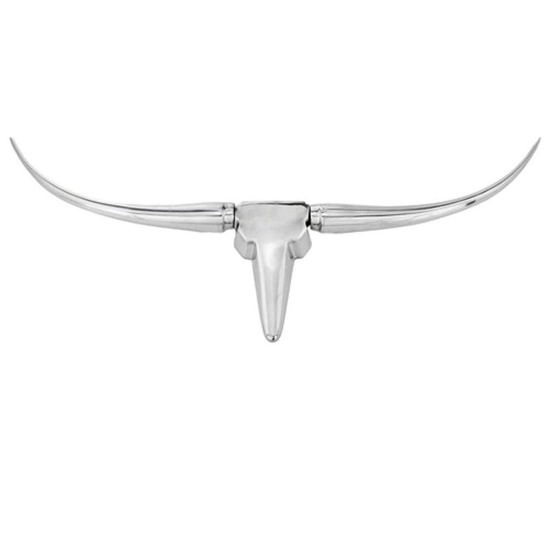 Buffed Decorative Wall Sculpture - Silver