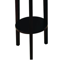 Load image into Gallery viewer, Round Accent Table With Open Shelf - Espresso
