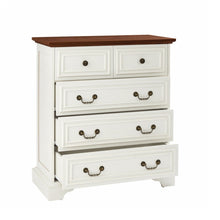 Load image into Gallery viewer, Modern 5 Drawer Dresser For Bedroom, Ample Storage Wide Chest Of Drawers
