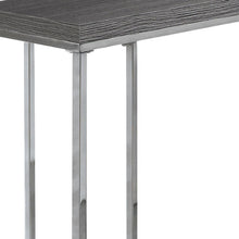 Load image into Gallery viewer, 18.25" x 10.25" x 25.25" Particle Board Metal Accent Table - Gray
