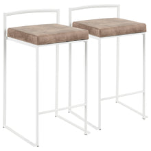 Load image into Gallery viewer, Fuji - Simple Elegance, Contemporary Stackable Counter Stool
