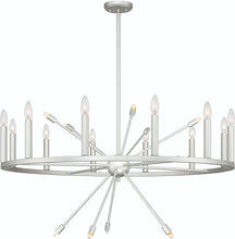 Load image into Gallery viewer, Candle Style Multi Light Metal Dimmable Chandelier - Silver

