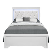 Load image into Gallery viewer, Shaker - 5 Pieces Bedroom Set With Crystal Inspired Tufted Headboard And LED Lighting
