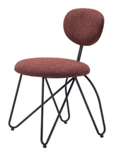 Load image into Gallery viewer, Upholstered Fabric Open Back Dining Side Chairs (Set of 2) - Brown / Black
