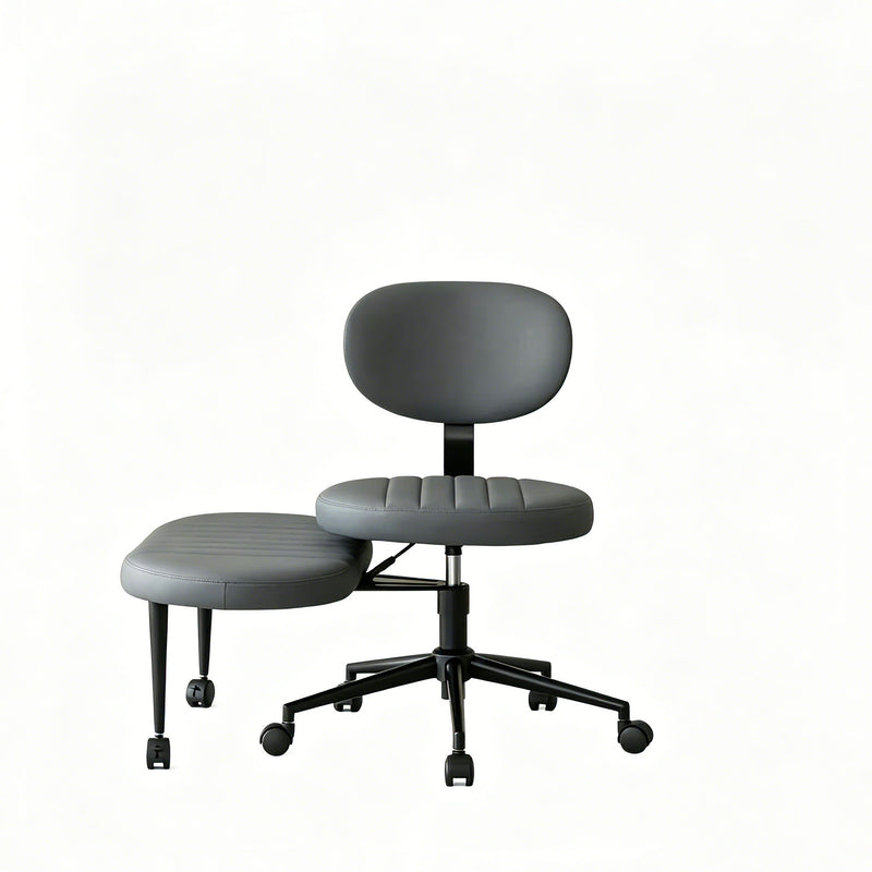 Ergonomic Cross Legged Office Chair With Back Support