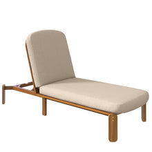 Load image into Gallery viewer, Outdoor Chaise Lounge With Adjustable Backrest
