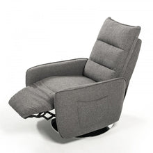 Load image into Gallery viewer, Fabric Modern Recliner Chair - Gray
