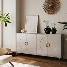 Load image into Gallery viewer, Modern Lacquered 4 Door Wooden Cabinet Sideboard Buffet Server Cabinet Storage Cabinet, For Living Room, Entryway, Hallway, Office, Kitchen And Dining Room
