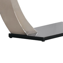 Load image into Gallery viewer, Lana - Satin Glass Top Base Console Table - Silver
