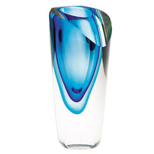 Load image into Gallery viewer, Abstract Cylinder Free Table Vase - Clear / Clear
