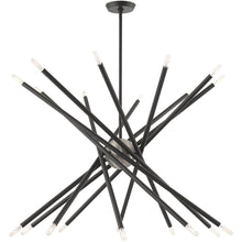 Load image into Gallery viewer, Multi Light Dimmable Chandelier With Shades - Gray
