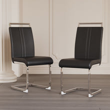 Load image into Gallery viewer, Modern Dining Chairs With Padded Seat, High Back
