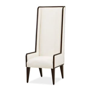 Belmont Place - Desk Chair - White / Dark Brown