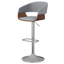 Load image into Gallery viewer, Lowell - Adjustable Swivel Bar Stool - Stone Gray
