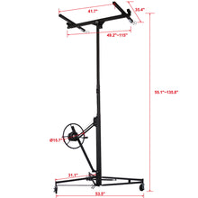 Load image into Gallery viewer, Heavy Duty Drywall Lift Panel Hoist With Adjustable Height And Safety Features
