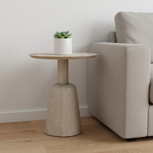 Load image into Gallery viewer, 20" Round Solid Wood End Table - White
