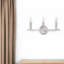 Load image into Gallery viewer, Three Light Wall Sconce - Silver
