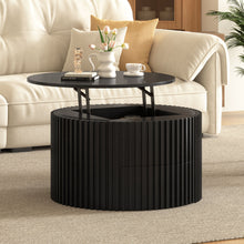 Load image into Gallery viewer, Round Lift Top Coffee Table With Hidden Storage For Living Room
