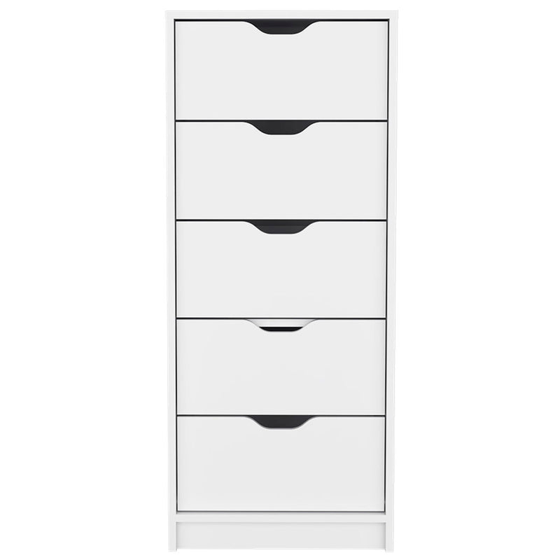 5 Drawer Standard Chest - White