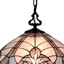 Load image into Gallery viewer, Unique Statement Two Light Glass Dimmable Chandelier With Shades - Black / White

