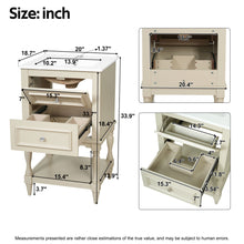 Load image into Gallery viewer, Retro Design Bathroom Vanity With Sink, 2 Drawer Storage Cabinet
