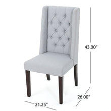 Load image into Gallery viewer, Sophisticated Tufted Dining Chair With High Back Design

