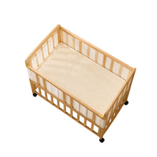 Load image into Gallery viewer, Portable Pne Bedside Bassinet, Crib With 3 Adjustable Heights, Compact Design - White
