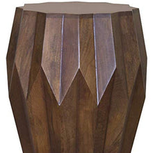 Load image into Gallery viewer, Solid Wood End Table - Deep Brown And Dark Brown
