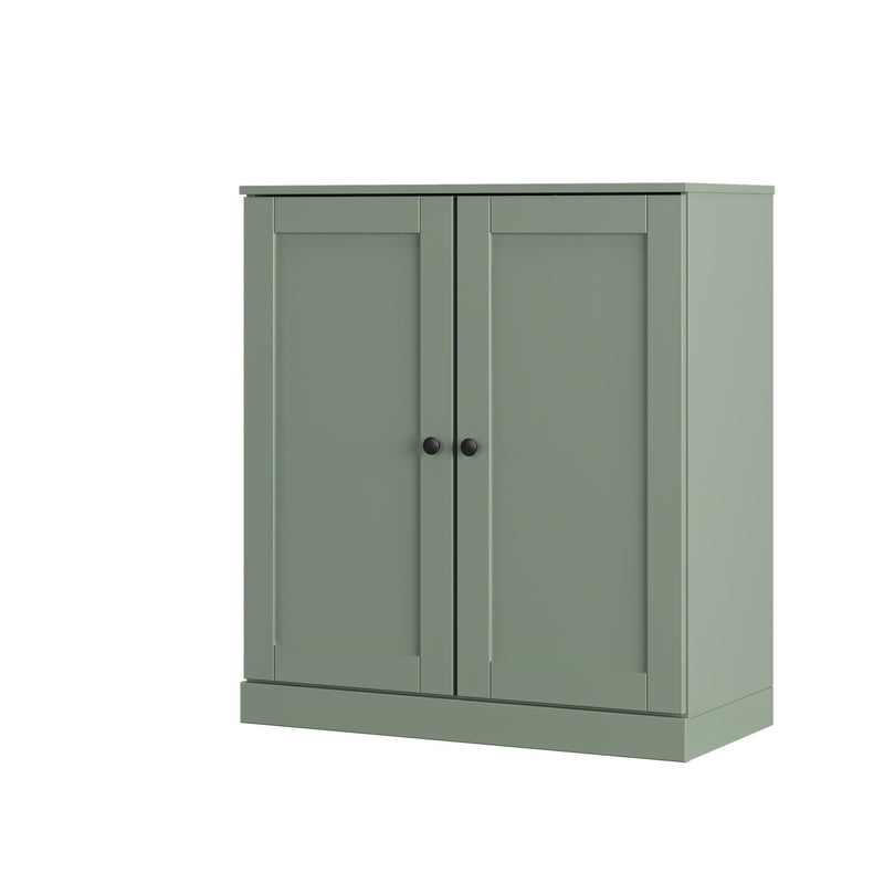 Twenty Pair Solid Woodshoe Storage Cabinet (752352) - Sage
