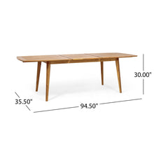 Load image into Gallery viewer, Modern Outdoor Dining Set With Expandable Acacia Wood Table
