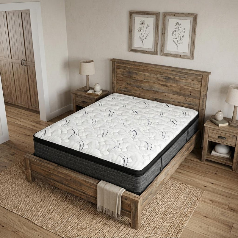 Foam Plush Euro Top Hybrid Mattress (746857) - California King