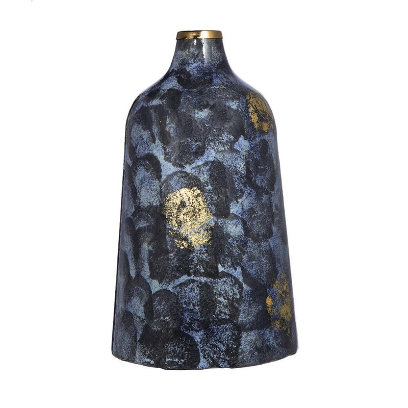 Abstract Bud Table Vase (574236) - Blue / Gold