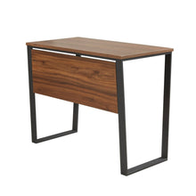 Load image into Gallery viewer, Computer Desk With Metal Legs - Dark Coffee
