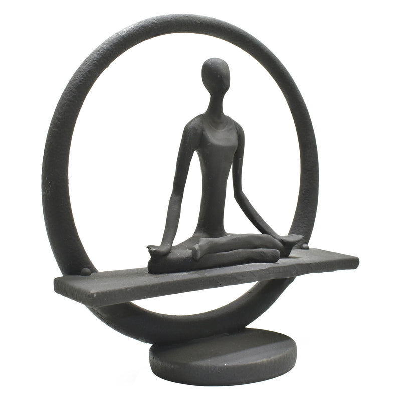 Yoga Meditation Tabletop Sculpture - Black