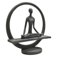 Load image into Gallery viewer, Yoga Meditation Tabletop Sculpture - Black
