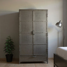 Load image into Gallery viewer, Iron Drawer Combo Dresser - Silver
