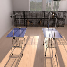 Load image into Gallery viewer, Large Size Grooming Table For Pet Dog And Cat With Adjustable Arm And Clamps Large Heavy Duty Animal Grooming Table - Blue
