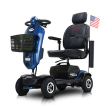 Load image into Gallery viewer, Max Plus - 4 Wheels Outdoor Compact Mobility Scooter With 2 Pieces X 20Ah Lead Acid Battery, 16 Miles, Cup Holders &amp; USB Charger Port
