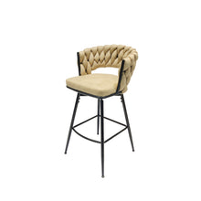 Load image into Gallery viewer, Bar Stool 360 Swivel With Back Footrest

